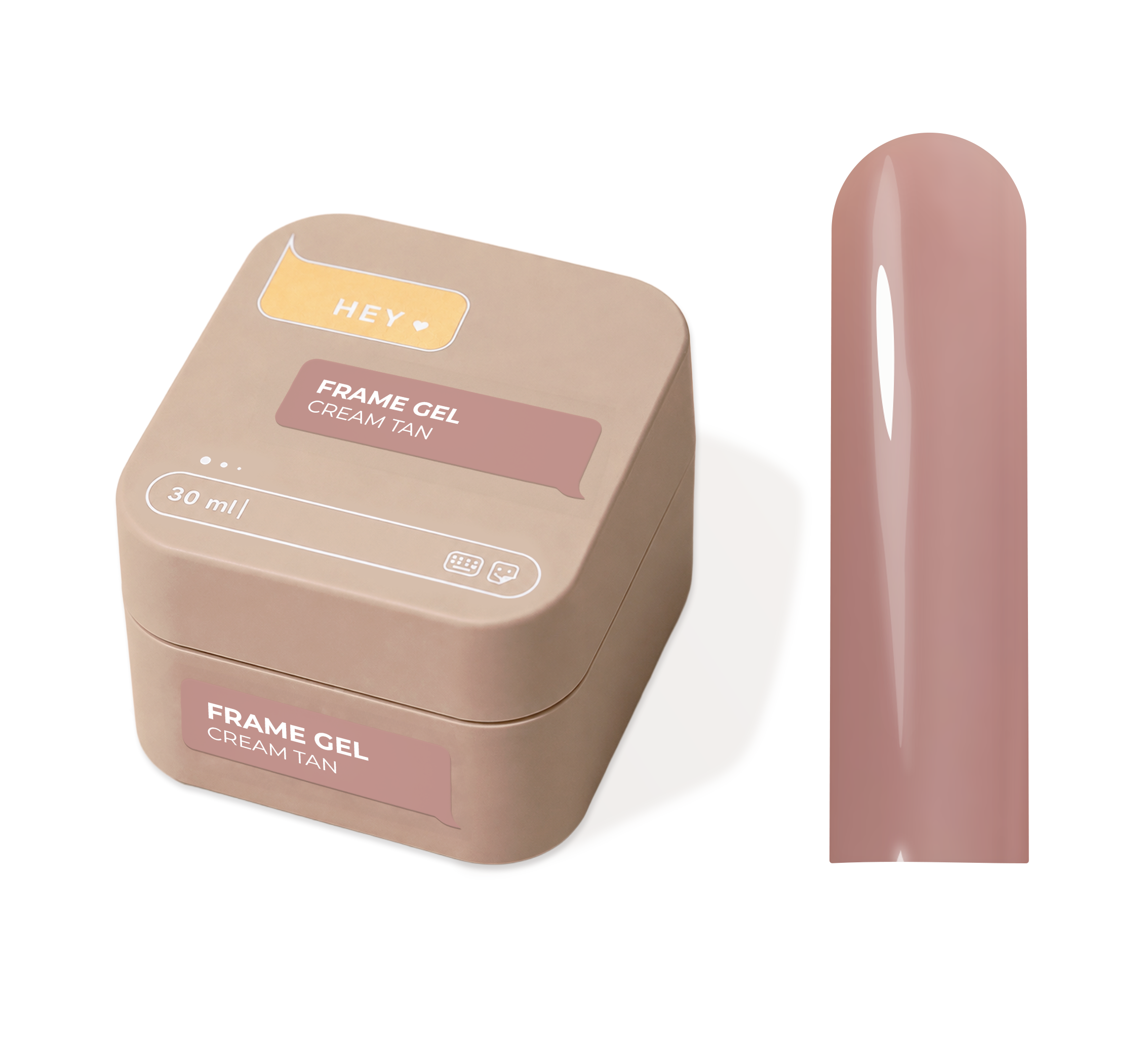 HEYLOVE. Frame Gel, CREAM TAN, no_pump 30 ml